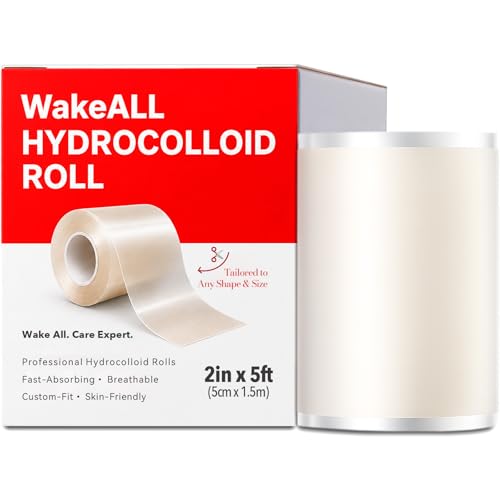 Spot Patch Hydrocolloid Roll Tailored-to-Size Skin-Friendly Tape Flexible Waterproof Coverage for Face Heel & Body Multi-Purpose Barrier Patch for Blemish Pimple & Daily Protection Self-Adhesive