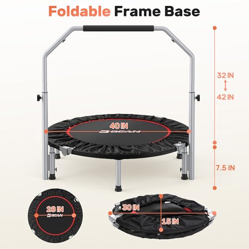 Thumbnail image for BCAN 40/48" Foldable Mini Trampoline