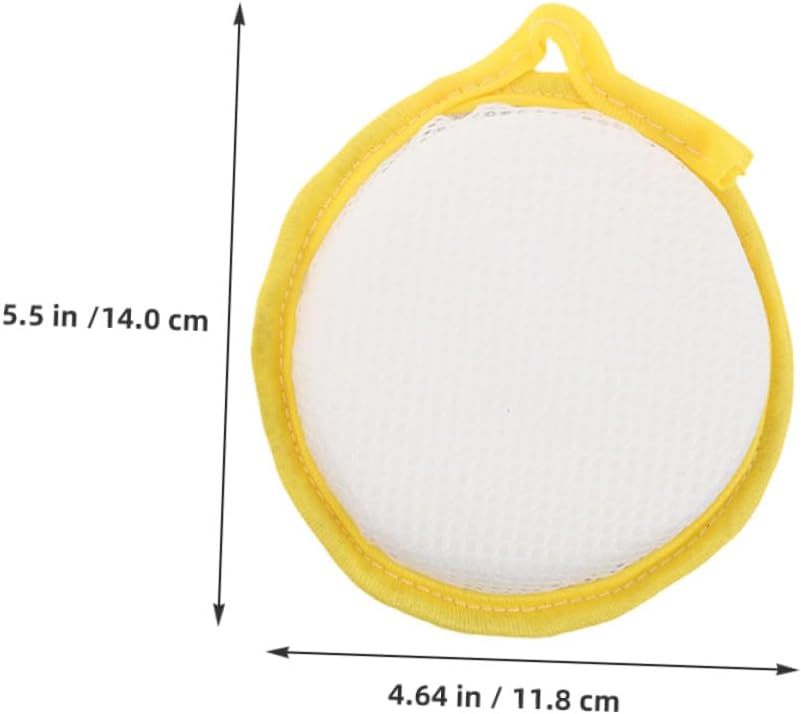 50pcs Round Double Sided Dish Washing Sponge Scrub Pads for Pots