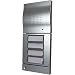 Produktbild Telegärtner DoorLine Türsprechanlage a/b T04, Größe: 104 x 17 x 234 mm, Farbe: Silber