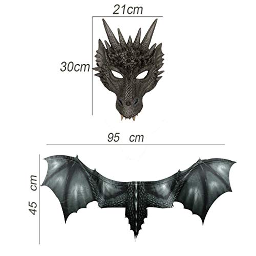 Halloween Dinosaurio Costume Cosplay Animal Wing Accessory Halloween Party 9 #TOP1