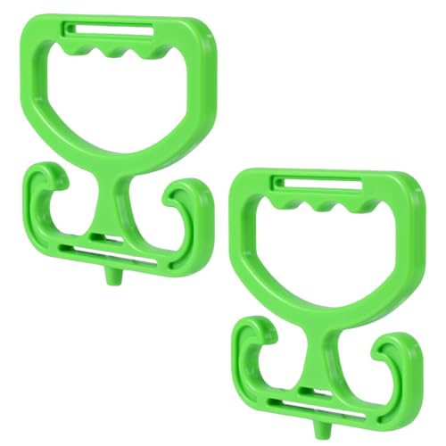 El Mejor Listado de Cubos para usar con bolsas de la compra - 5 favoritos. 49 2uds Portabolsas de la Compra, Resistente con Asa Cada Uno con Capacidad para 45,35kg Agarre Cómodo para Llevar Bolsas de la Compra Cubos