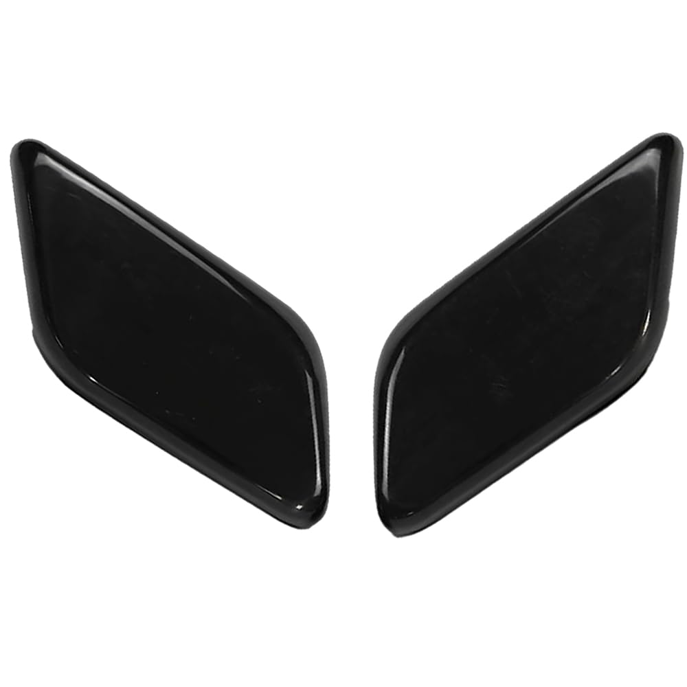 Baceyong Cache de lave-phare avant, Cache de lave-phare avant de pare-choc avant de style voiture, Nouveau cache de lave-phare avant avec buse de pulvérisation, 5N0955110, 5N0955109, 5N0 955 109