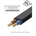 TV Power Cord Cable Replacement - [UL Listed] 6FT Extension Compatible with Samsung LG Sony Vizio Hisense Insignia JVC Sharp TCL Toshiba LCD LED TV 2 Prong 18AWG Power Cord Cable Supply