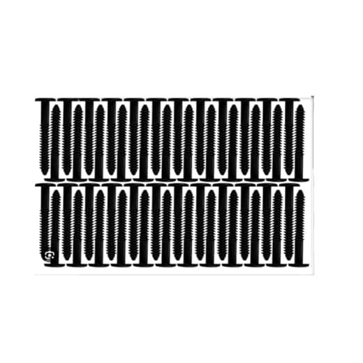 WindowPro Shutters Panel Peg Lok Pin Pegs Screws Spikes Fasteners 3 inch 60 Pack (Black) Exterior Vinyl Shutter Hardware Strongest Made in USA