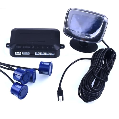Radar inverso Sensori di Parcheggio 4 Accessori Elettronica Auto Resistente alle intemperie Posteriore Vista Anteriore Reverse Backup Radar Kit Display Monitor Parcheggio Auto Reverse Radar (G)