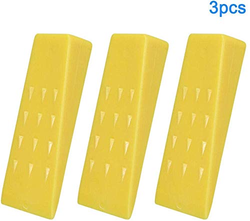 Felling Wedge 3pcs Durable Portable Cutting Stabilize Practical Safe Cleaving Chainsaw sy Use Guide 5 Inches Toothed Splitting For d