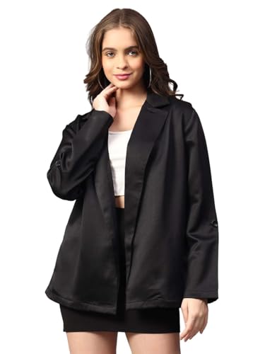 Image of KOTTY Womens Soild Regular fit 3 /4 Sleeve Formal -Casual Blazer