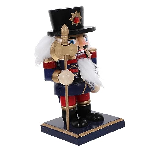 OKUMEYR Adorno De Navidad De Huélago Nutcracker Decorativo para Fiesta Estatua Colorida De para Hogar y Celebraciones