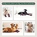 Kuoser Non Slip Dog Socks for Hardwood Floors,4Pack Anti-Slip Dog Grippy Socks to Prevent Licking Paws,Dogs Booties Paw Protectors with Double-Sided Traction for Small Medium Large Senior Dogs,Rose M