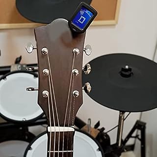 Trjgtas Accordeur professionnel pour guitare acoustique/électrique, ukulélé, violon, faible, mode d’accord chromatique (1 paquet) - Les Beatles, Paul McCartney, John Lennon, RIngo Starr, George Harrison Trjgtas Accordeur professionnel pour guitare acoustique/électrique, ukulélé, violon, faible, mode d'accord chromatique (1 paquet) – Image 4