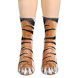 Die 3D-Druck Socken sind aus hochwertigem Polyester, atmungsaktiv, saugfähig und weich zu tragen gemacht.