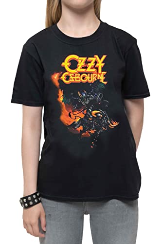 Ozzy Osbourne Kids T Shirt Demon Bull New Official Black Ages 5-13 Yrs3