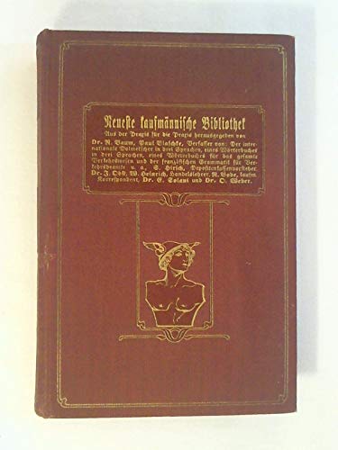Die Bank, ihre Geschäftszweige und Einrichtungen. Ein Hand- und Nachschlagebuch für Kaufleute und Private im Verkehr mit der Bank. Eine gemeinverständliche Einführung in das Bankfach für jüngere Bankbeamte. - Unter Berücksichtigung der neuen Börsen-Usance n (Fortfall der Stückzinsenberechnung usw.) sowie der gesetzlichen Bestimmungen betr. Änderung des Wechselstempels, der Talon- und der Schecksteuer. Siebente Auflage. Herausgegeben von Siegfried Hirsch.