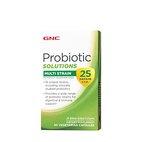 GNC Probiotic Solutions Multi Strain 25 Billion CFUs - 30 Capsules