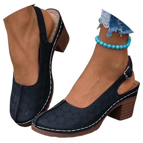 Sandalias Mujer Tacon Fiesta Comodas Vestir Verano Fiesta Zapatos Tacon Medio Elegante Cierre De Hebilla Moda Sandalia Punta Abierta Casual Novia Pole Dance Sandals Plataforma Boda Baile Ofertas 2025