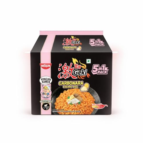 Image of Nissin Geki Carbonara Creamy Veg - 5in1