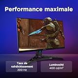 Lenovo Legion R27qe Gen 2 Gaming Monitor 27 Inch QHD (2560 x 1440) IPS, 0.5 ms MPRT, 200 Hz, Connections 2 x HDMI 2.1 and DisplayPort 1.2, DisplayPort Cable Included - Raven Black - 8