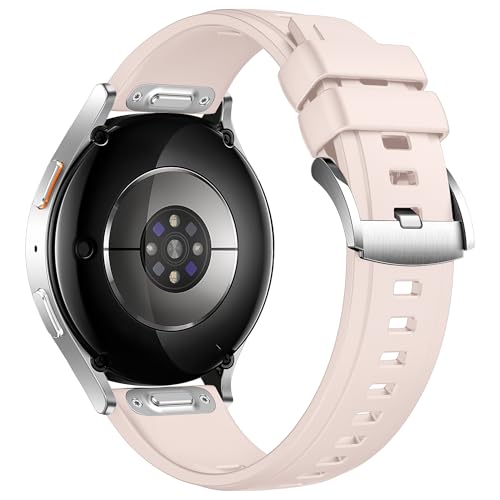 20mm �����N���b�N�����o���h Samsung Galaxy Watch 7/6/5/4/FE (40mm/44mm)�AGalaxy Watch 5 Pro 45mm�AGalaxy Watch 6/4 Classic�Ή� �V���R���������p���X�g�o���h �j