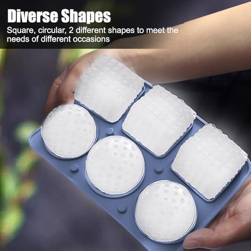Molde para cubitos de hielo de silicona con tapa miniatura 6