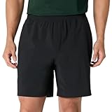 Amazon Essentials Ae - Active Pantalón Corto de Entrenamiento elástico de 17,78 cm con Forro Hombre, Negro, XS