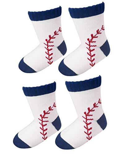 Image of Yuji Itadori Baby Boys Girls Birthday Baseball Socks 2-Pair Packs Ankle and Low Cut Toddler Kids Sports Socks