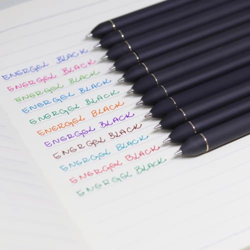 Pentel Energel Bolígrafo de Gel Negro 0.7 mm miniatura 7
