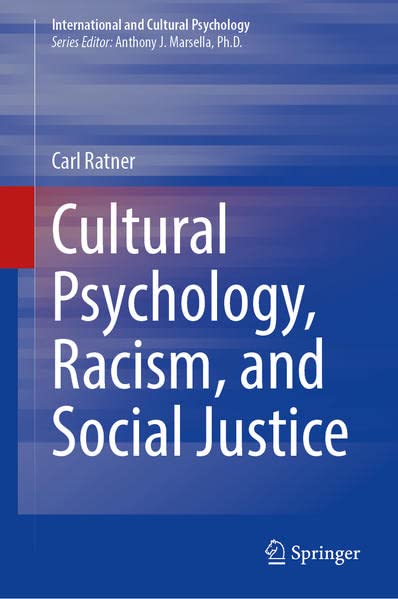 Buy Cultural Psychology, Racism, and Social Justice — BookShops.in