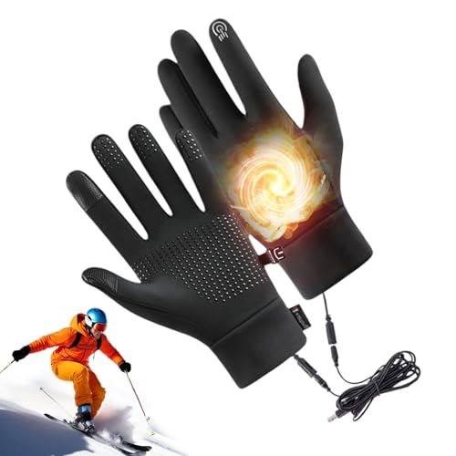 Guantes calefactables táctiles para combatir el frío extremo en el trabajo y la nieve