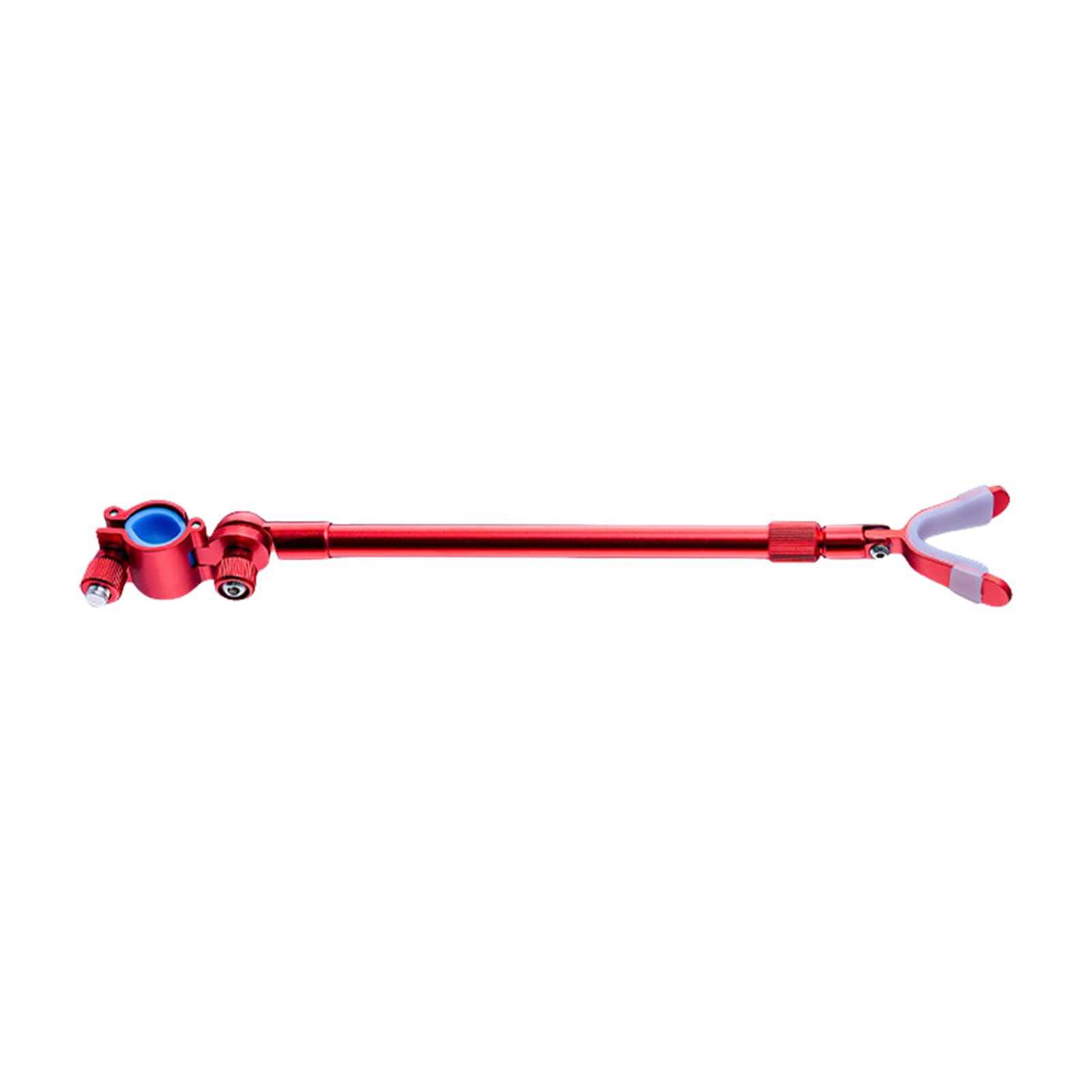 Yhplxyuus Fixing Fishing Rod Holder Rear Hanging Bracket Fishing Rod Bracket Stretchable Fast Release Aluminum Telescopic Holder Fast Release