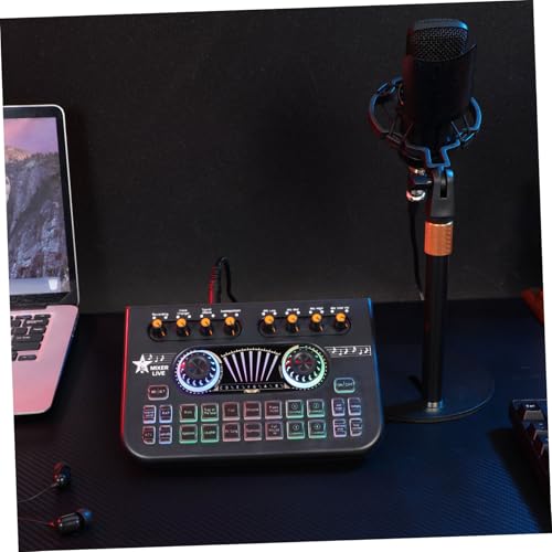Mezclador de audio LABRIMP para gaming con baja latencia y tarjeta de sonido integrada 6