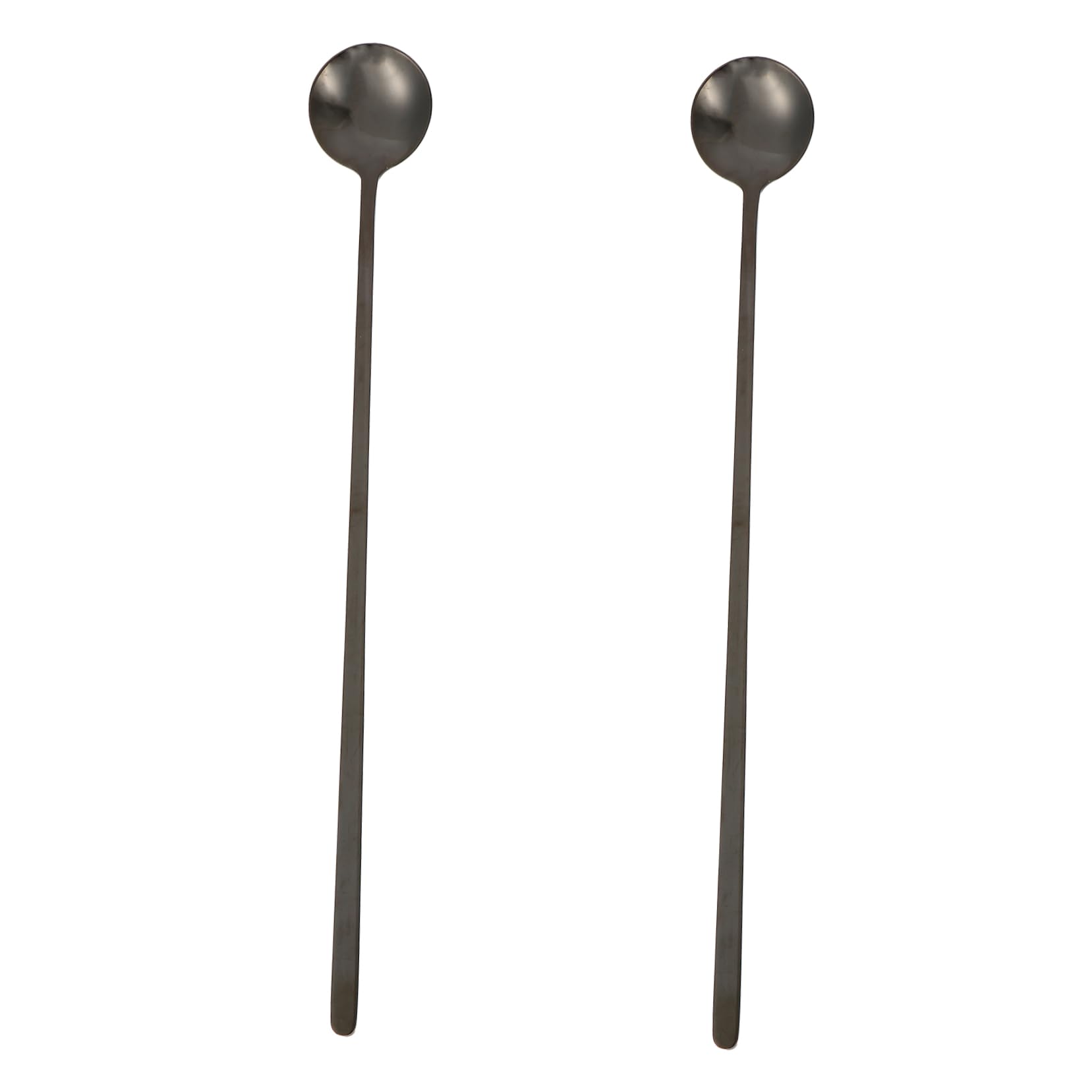 FUNOMOCYA 2pcs Stainless Steel Ladle Coffee Drinks Coffee Stirrer Cocktail Spoon Mini Coffee Spoon Fruit Dessert Spoon Ice Cream Teaspoons Beverage Spoon Stir Bar Spoon Cocktail Stir Spoons