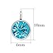 LONG TAO 48 Pcs Crystal Birthstone Charms Beads Pendants Jewelry Findings with Rings for DIY Jewelry Making Necklace Bracelet (12 Colors)