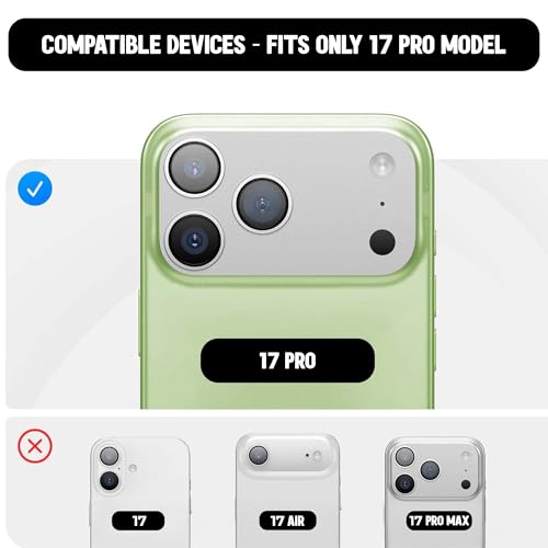 Image of Kratos Soft Silicone Case Cover Compatible with iPhone 17 Pro - Everyday Comfort Protection, Wireless Magnetic Charging Case with Raised Edge Camera & Screen Protection, Shock-Resistant Design