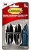 Command Medium Designer Hooks, Black, 2-Hooks, 4-Strips, Decorate Damage-Free
