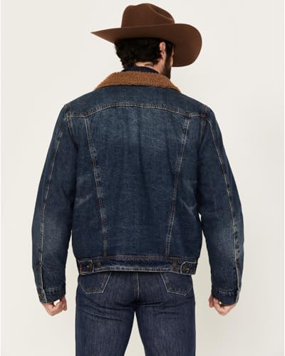 Men's Clay Sherpa Lined Denim Jacket - Brfa24o11-Ind4