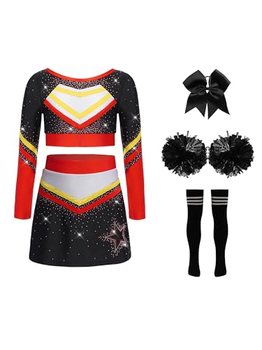 Uniforme de meneuse de grève pour gala de danse et cheerleading ado - 3