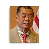 Jimmy Lai Canvas Print - Canvas Wall Art, Home Decor Gifts for Office Living Room Bedroom - Ready to Hang, 16x20 inches