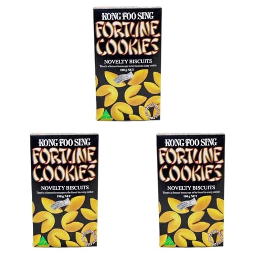 Kong Foo Sing Foo Sing Fortune Cookies, 100 g (Pack of 3)