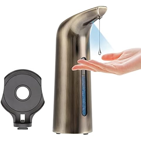 Dispensador Automático de Jabón Inteligente por Infrarrojo, 400ML (Bronce) Cover