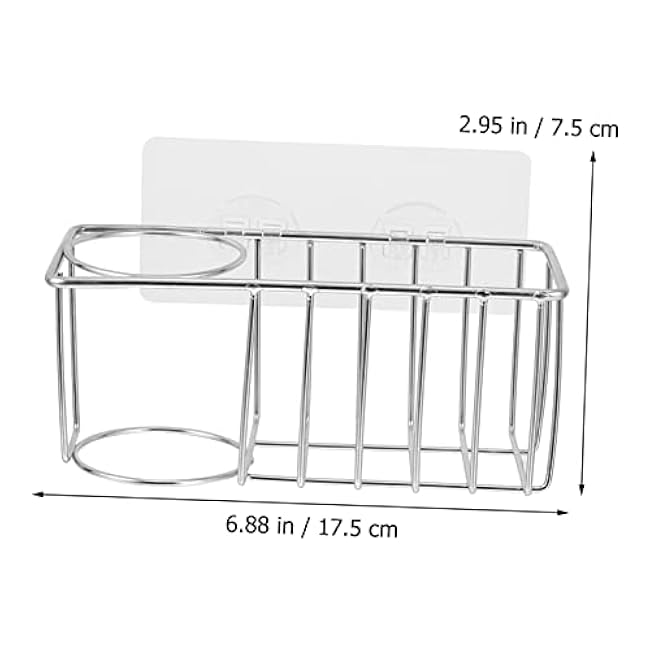 Cabilock 1pc Sink Sponge Rack Elegant Draining Storage Holder for Kitchen Hollow-Out Design Prevents Water Retention Simple Fashionable Storage for Clean Counters