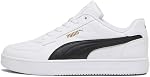 PUMA Mens Caven 2.0 Sneaker, White Black-Gold, 14