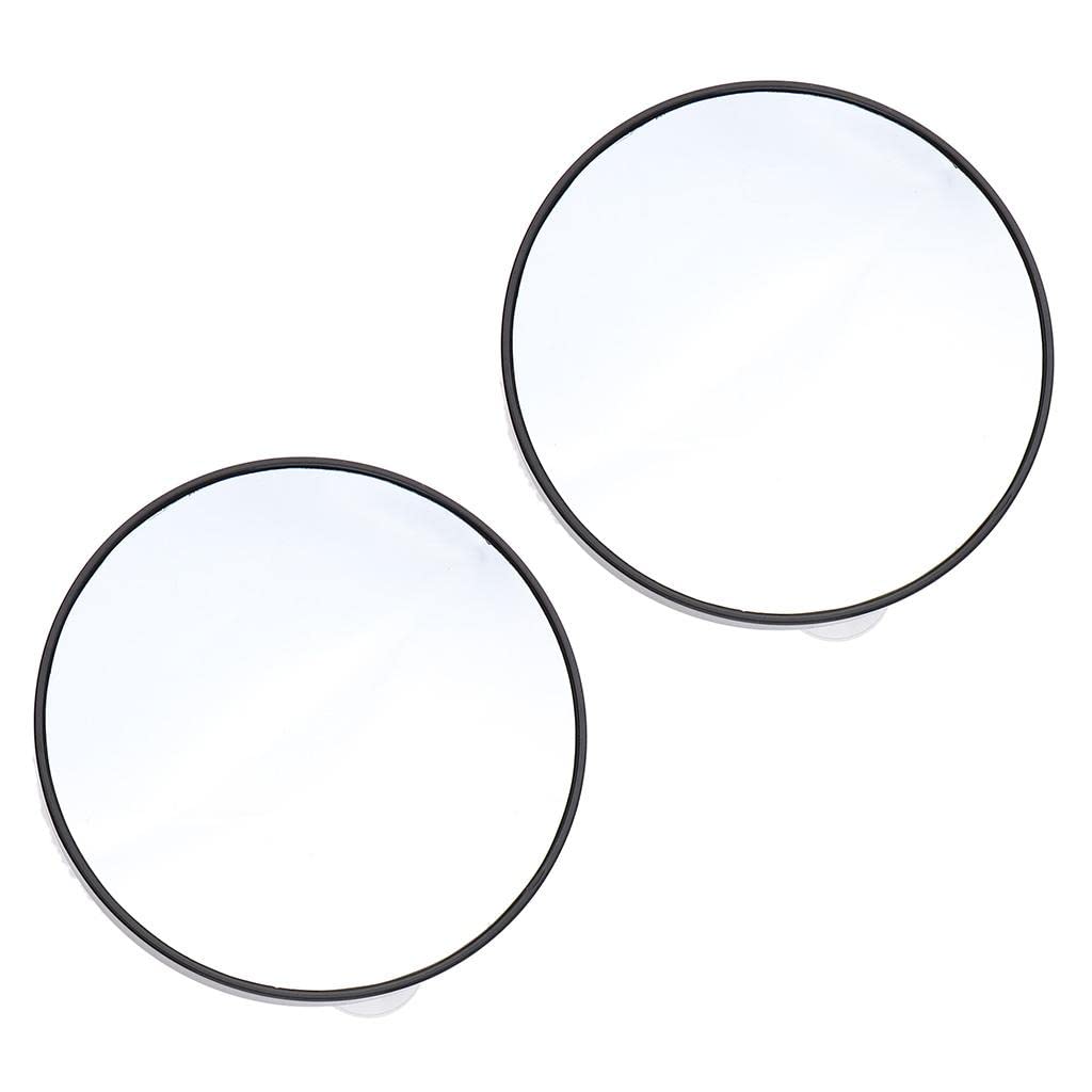 SAZ DEKOR Makeup Mirror,15X Magnifying Travel Mirror Wall Suction Small Mirrors for Cosmetic,2 Pieces