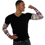 Littlearth NFL Minnesota Vikings Strong Arms, Team Color, 17” Wrist to Bicep