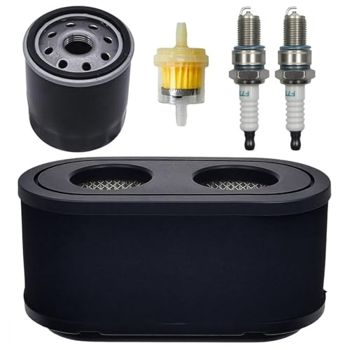 DZDY Air Filter and Oil Filter Replacement Kit for Toro TimeCutter 50 Riding Mower Includes 127-9252 Air Filter 120-4276 Oil Filter Spark Plugs Fuel Filter