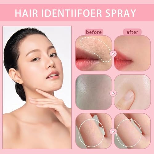 Spray identificador de cabelo para barbear facial, spray identificador de cabelo facial, spray hidra