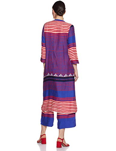 Image of global desi Women's Rayon Salwar Suit Set