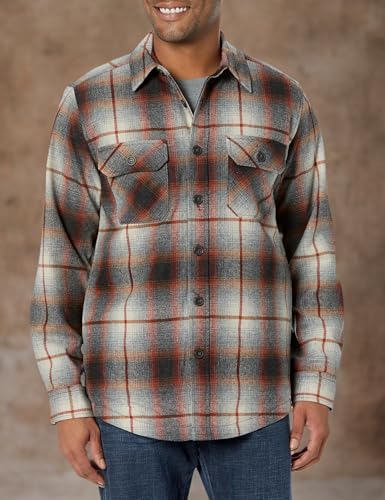 Image of Pendleton mens Quilted Cpo Wool Shirt Jacket