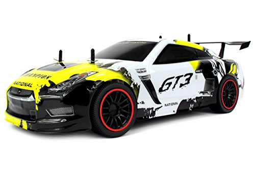 Velocity Toys Remote Control 2.4 GHz 1:10 Scale RTR GT3 Racer Supercar with Lithium Battery