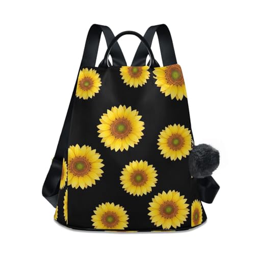 Sac à dos motif tournesols jaunes pour vos balades en ville